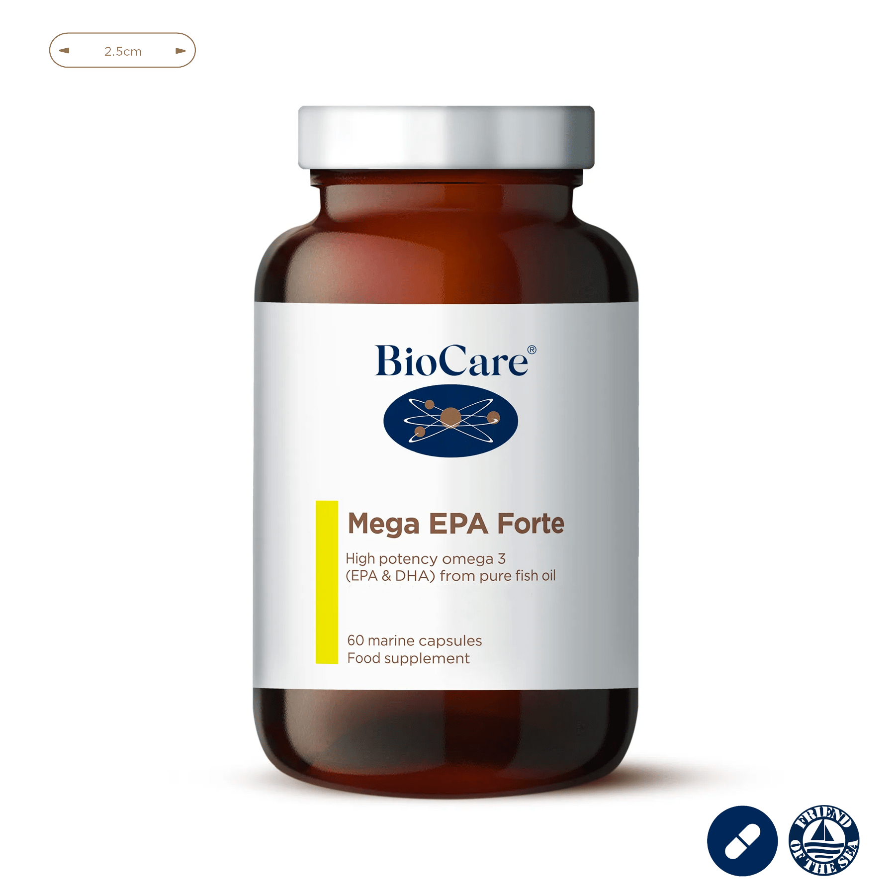 Omega 3 - Mega EPA Forte - Aceite de Pescado - 60 cápsulas – BioCareChile