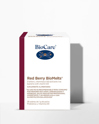 RedBerry Biomelts - 28 Sachets - 3 Billones de Bacteria con D3